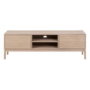 TV komoda u dekoru hrasta u prirodnoj boji 160x50 cm Linley – Actona