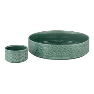 Tirkizne porculanske posude za posluživanje u setu 2 kom ø 30 cm Heath Jade – Ladelle