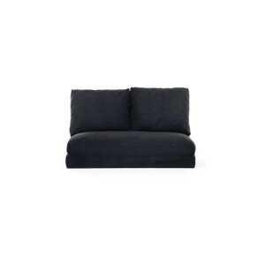Crna sklopiva sofa 120 cm Taida – Balcab Home
