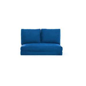 Plava sklopiva sofa 120 cm Taida – Balcab Home