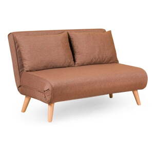 Smeđa sklopiva sofa 120 cm Folde – Artie