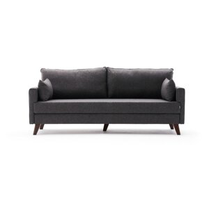 Antracitno siva sklopiva sofa 208 cm Bella – Balcab Home