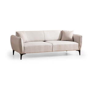 Krem sofa 220 cm Belissimo – Balcab Home