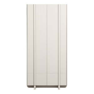 Krem modularna škrinja za pohranu od masivnog bora 101x210 cm Basu – WOOOD