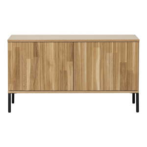 TV komoda od punog hrasta u prirodnoj boji 100x56 cm Gravure – WOOOD