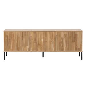 TV komoda od punog hrasta u prirodnoj boji 150x56 cm Gravure – WOOOD