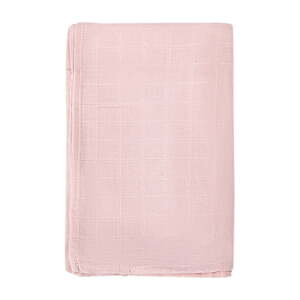 Ružičasta pamučna deka za bebe 120x120 cm Bebemarin – Mijolnir