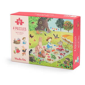 Puzzle La Grande Familie - Moulin Roty