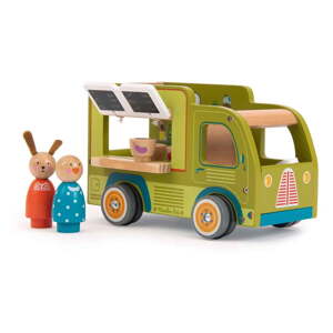 Drveni autić La Grande Famille Food Truck - Moulin Roty