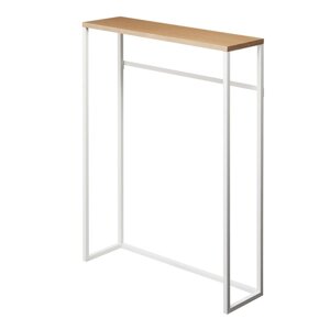 Bijeli/svjetlo smeđi pomoćni stol 18.5x60 cm Tower – YAMAZAKI
