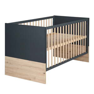 Tamno sivi/u prirodnoj boji dječji krevet 70x140 cm Lenn – Roba