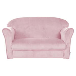 Svijetlo ružičasti baršunast dječji kauč 78 cm Lil Sofa – Roba
