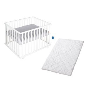 Bijeli putni krevetić 100x75 cm Roba style – Roba