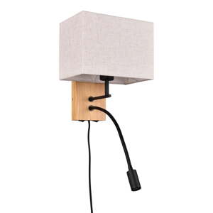 Bež/u prirodnoj boji zidna lampa Nilam – Trio