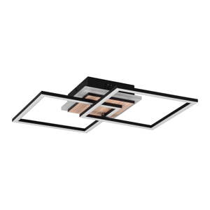 Crno-smeđa LED stropna svjetiljka s mogućnošću zatamnjivanja 28x57 cm Giro – Trio