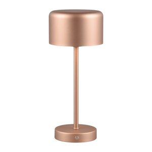 LED stolna lampa s mogućnošću zatamnjivanja u bakrenoj boji (visina 30 cm) Jeff – Trio