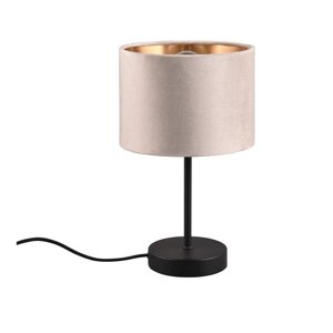 Crno-bež stolna lampa (visina 33 cm) Julieta – Trio