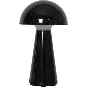 Crna LED stolna lampa s mogućnosti zatamnjivanja (visina 28 cm) Mushroom – Star Trading