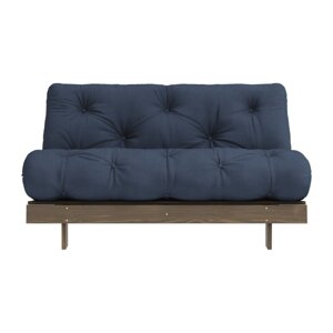 Tamno plava sklopiva sofa 140 cm Roots – Karup Design