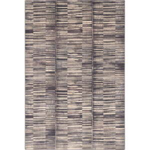 Sivi vuneni tepih 200x300 cm Grids – Agnella