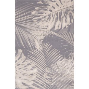 Sivi vuneni tepih 160x240 cm Monstera – Agnella