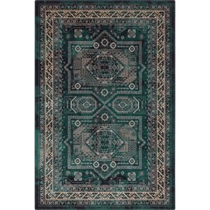 Petrolej zeleni vuneni tepih 200x300 cm Mia – Agnella