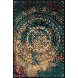 Petrolej zeleni vuneni tepih 160x240 cm Ann – Agnella