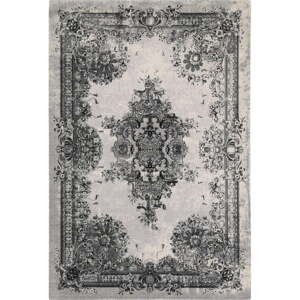 Sivi vuneni tepih 133x180 cm Meri – Agnella