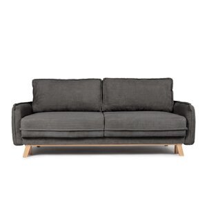 Siva sklopiva sofa od samta 218 cm Tori – Bonami Selection