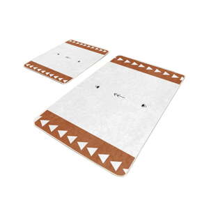Bijele kupaonske prostirke u setu 2 kom 60x100 cm – Mila Home