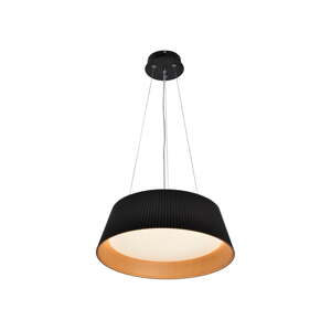 Crna LED viseća svjetiljka s metalnim sjenilom ø 45 cm Umbria – Candellux Lighting