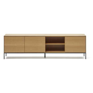 TV komoda u dekoru hrasta u prirodnoj boji 195x55 cm Vedrana – Kave Home