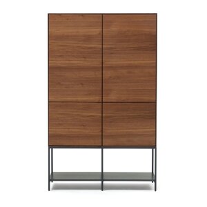 Ormarić u dekoru oraha u prirodnoj boji 97,5x160 cm Vedrana – Kave Home