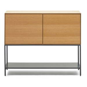 Niska komoda u dekoru hrasta u prirodnoj boji 97,5x80 cm Vedrana – Kave Home