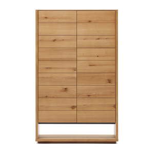 Ormarić u dekoru hrasta u prirodnoj boji 100x163,5 cm Alguema – Kave Home