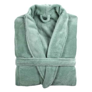 Svijetlo zeleni kućni ogrtač od mikropliša L/XL Cosy – Tiseco Home Studio