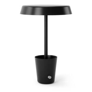 Mat crna LED stolna lampa (visina 31 cm) Cup – Umbra