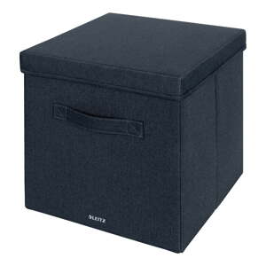 Tamno sive tekstilne kutije za pohranu u setu  2 kom s poklopcem 33x38x32.5 cm – Leitz
