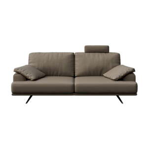 Svjetlo smeđa kožna sofa 220 cm Prado – MESONICA