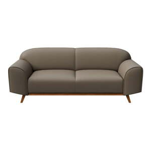 Svjetlo smeđa kožna sofa 193 cm Nesbo – MESONICA