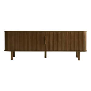 Smeđa TV komoda u dekoru hrasta 56x160 cm Cavo – Unique Furniture