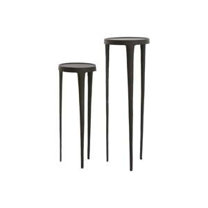 Metalni okrugli pomoćni stolići u setu 2 kom ø 35 cm Tobias – Light & Living