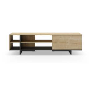 TV komoda u dekoru hrasta u prirodnoj boji 160x44 cm Cequoia – Marckeric