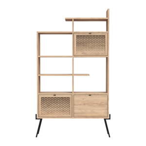 Biblioteka u dekoru hrasta u prirodnoj boji 95x170 cm Ecrin – Marckeric
