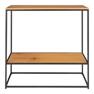 Pomoćni stol s pločom stola u dekoru hrasta u prirodnoj boji 80x36 cm Vita – House Nordic