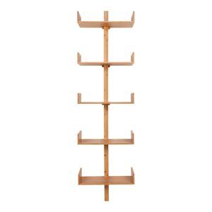 Polica od bambusa s više razina u prirodnoj boji 50 cm Villa – House Nordic