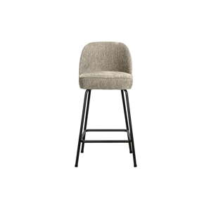 Krem baršunasta barska stolica 89 cm Vogue – BePureHome