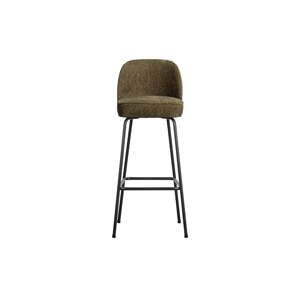 Kaki zelena baršunasta barska stolica 103 cm Vogue – BePureHome