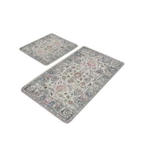 Sive kupaonske prostirke u setu 2 kom 60x100 cm – Mila Home