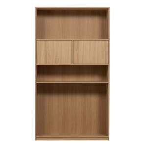 Modularna biblioteka u dekoru hrasta u prirodnoj boji 110x199 cm Modulair – vtwonen